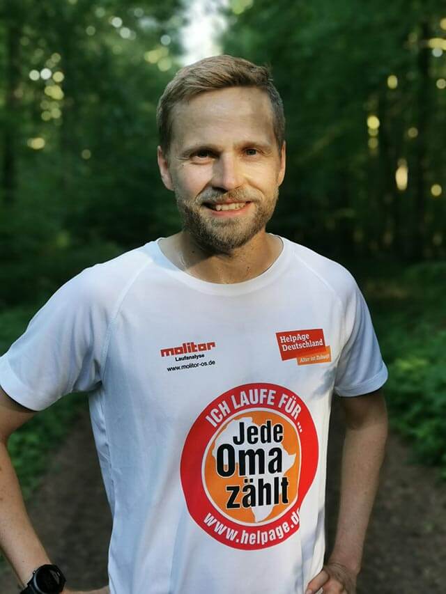 Leidenschaftlicher Läufer und Helfer: Florian Siebelmann (Foto: HelpAge)