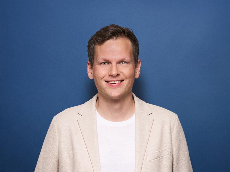 Porträt VGH Hauptvertreter Stefan Nyhuis in Schüttdorf. 